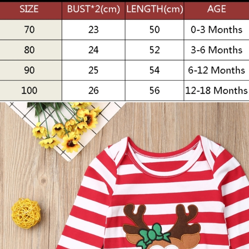 🦌Precious Rudolph Romper🎄 - Picture 4 of 5